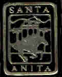 SANTA ANITA HORSE RACE TRACK LOGO PIN
